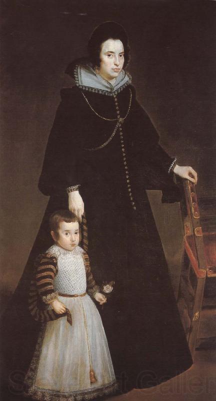 VELAZQUEZ, Diego Rodriguez de Silva y Princess and her son